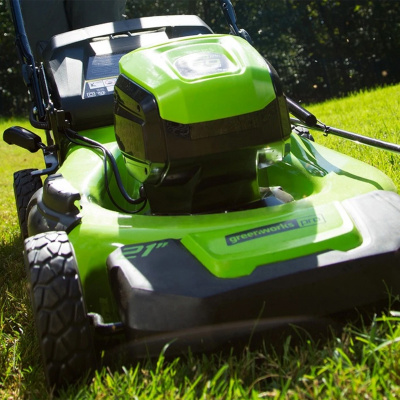 GREENWORKS GD60LM46HP 60V (46 см) бесщеточная (без АКБ и ЗУ)-9