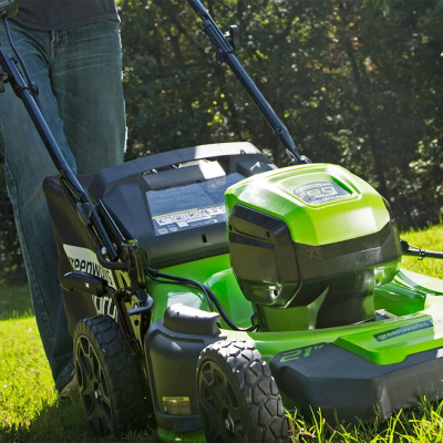 GREENWORKS GD60LM46HP 60V (46 см) бесщеточная (без АКБ и ЗУ)-10